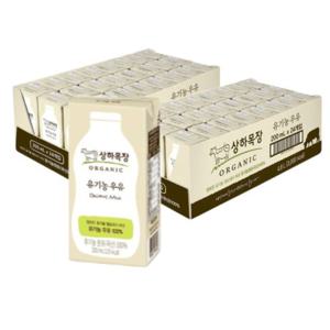  상하목장  매일유업 상하목장 유기농 멸균우유 200ml 48팩