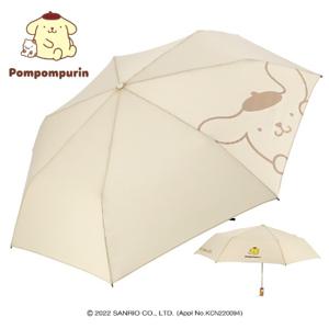  산리오  폼폼푸린 55 빅빼꼼 안전한자동우산 LUHKU70029 (베이지)