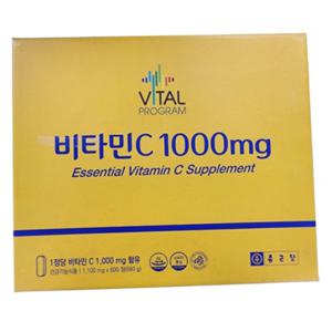 종근당 비타민C 1000mg 600정 x4개 총2400정 고함량 (대용량)