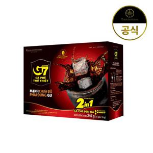  G7  G7 2in1 커피앤슈거 15개입 x 3개 베트남PKG (내수용) / 원두 커피 블랙 다크 스위트 아메리카노
