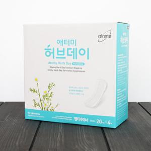  애터미   무료배송  애터미 허브데이 팬티라이너 20매 X 4팩
