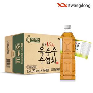 광동제약   광동직영  ▶ 옥수수수염차 1.5L x 12pet (유/무라벨 랜덤 발송)