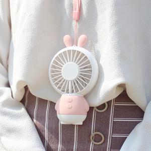  제로큐브  제로큐브 넥밴드형 휴대용 미니 선풍기 (목줄+거치대)