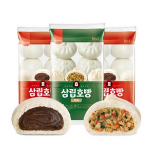AK몰 대용량 냉동 삼립호빵 90gx24개입 (단팥2봉+야채1봉) 