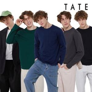  TATE  테이트 24SS 남성 오가닉 코튼 100% 스프링 컬러팝 티 컬렉션 5종
