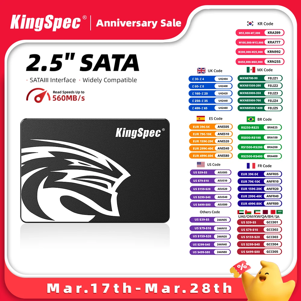 KingSpec Hdd 2.5 SATA3 SSD 120gb 240gb 480gb 128GB 256G 1TB 2TB 4TB 내장 하드 드라이브 하드 디스크 데스크탑