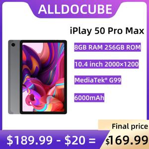 ALLDOCUBE iPlay 50 Pro, 10.4 인치, 2K 태블릿, 8GB RAM, 256GB ROM, 안드로이드 13, 6000mAh, Helio G99 lte 전화통화 패드