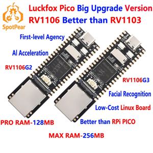 Luckfox Pico Pro/Luckfox Pico Max Linux RV1106 록칩 AI 보드 ARM Cortex-A7/RISC-V 라즈베리 파이 피코보다 우수