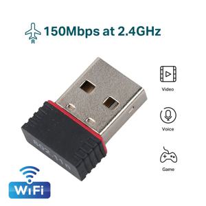미니 USB 네트워크 카드 무선 WiFi 어댑터 동글 USB2.0 2.4G 150Mbps 802.11b/g/nAX RTL8188 LAN PC 데스크탑 용 내부 안테나