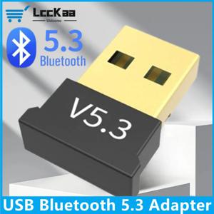 USB 블루투스 5.3 어댑터 송신기 리시버, 무선 USB 블루투스 오디오 어댑터, PC 컴퓨터 노트북용 블루투스 동글