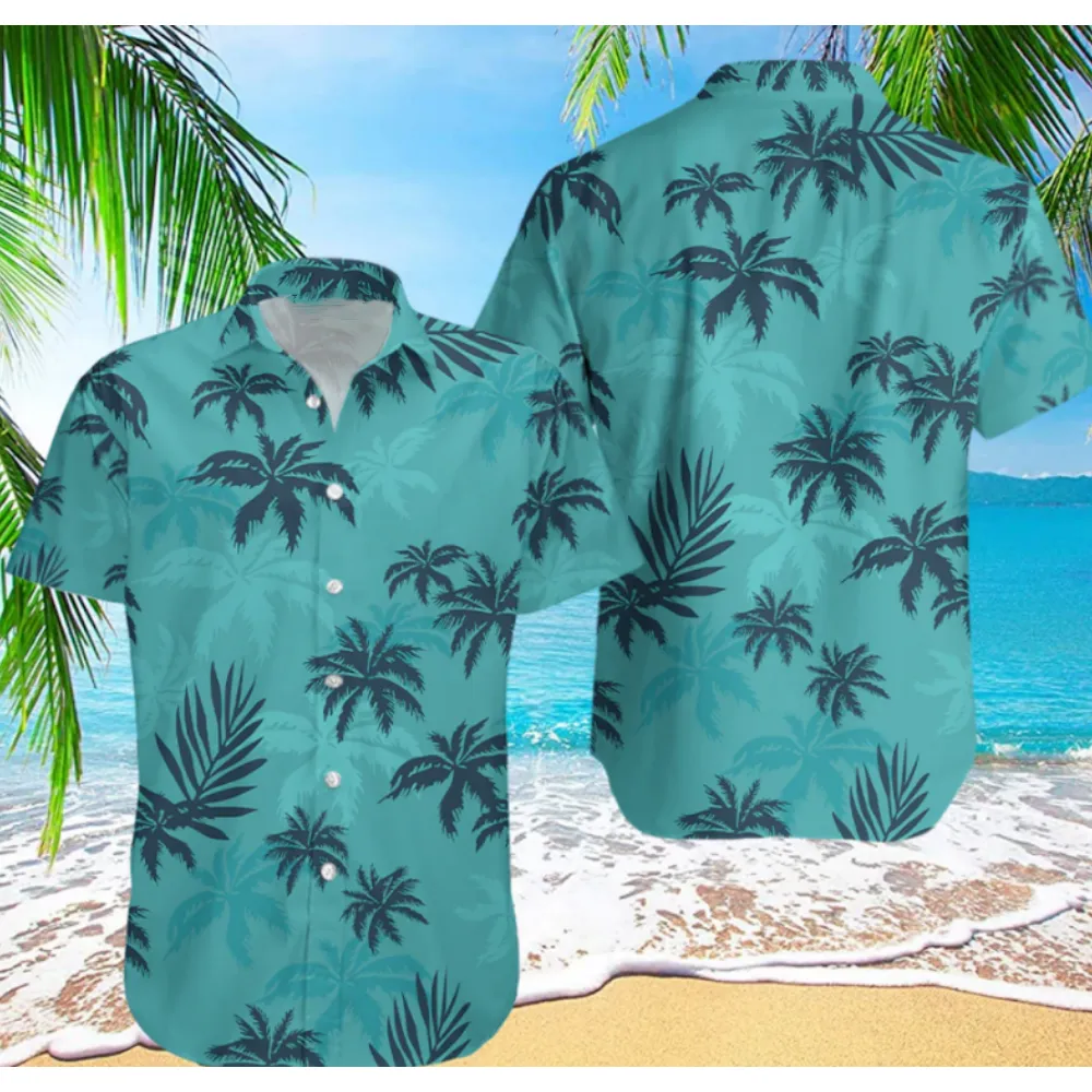 2023 여름 동물 크레인 남성용 하와이안 셔츠, 3D 식물 셔츠, 플라워 프린트, 플러스 사이즈, 해변 꽃 셔츠, 5xl