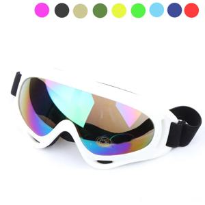 다채로운 프레임 멀티 컬러 스키 안경 X400 자외선 방지 및 방풍 스포츠 스키 안경 스노우 고글