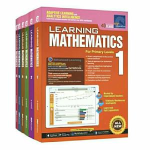 SAP 학습 수학 책, 1-6 학년 어린이 학습 수학 책, 싱가포르 초등 학교 수학 교과서