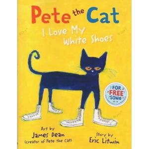 Pete The Cat I Love My White Shoes 영어 그림 책, 어린이 조기 교육, 초등학교 계몽, 취침 시간 독서