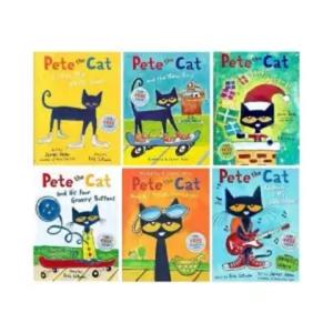 Pete The Cat 어린이 그림 책, 취침 시간 독서용 영어 이야기 책 세트, 어린이 선물