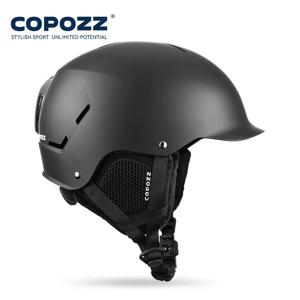 COPOZZ 남녀공용 겨울 스키 헬멧, 충격 방지 안전 스노우보드 헬멧, 스노우 오토바이 스키 스케이트보드 헬멧, 업그레이드 신제품