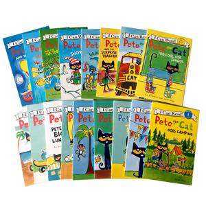 Pete The Cat 그림책 어린이 아기 유명한 이야기 학습 영어 이야기 어린이 책 세트 취침 시간 읽기 선물 Bab