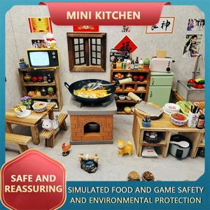 어린이 미니 주방 요리 장난감, 놀이 집밥솥 장난감, 실제 요리 식기, 쌀 조기 교육, 부모 자녀 상호 작용