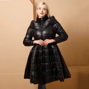 여성용 패딩 롱 재킷, 화이트 덕 다운 오버코트, 초경량 슬림 솔리드 재킷 코트, 휴대용 파카, 5XL 겨울