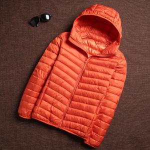 남성용 방수 및 방풍 패딩 재킷, 한국 패션 캐주얼 후드, 초경량 포장 가능, 통기성 다운 코트, 6 가지 색상