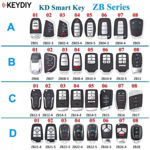 KEYDIY KD-X2 차량용 범용 스마트 키 ZB02-3/4 ZB01 ZB03 ZB04 ZB15 ZB21 ZB10, 원격 교체, 2000 개 이상의 모델에 적합