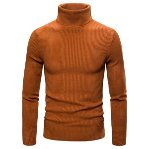 남성용 터틀넥 스웨터, 올 매치 니트 스웨터, 캐주얼 버전, 가을 및 겨울