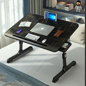 침대 책상 작은 테이블 플러스 사이즈 노트북 책상, 접이식 레이지 테이블, 기숙사 학생 랩 책상, HY
