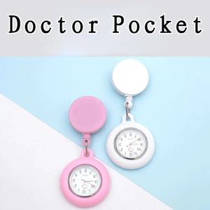 개폐식 간호사 포켓 시계, 귀여운 학생 버클 가슴 시계, 작은 선물