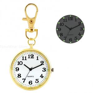 남녀공용 미니멀리스트 쿼츠 간호사 시계, 남성 간호사 의사 키 버클 펜던트 시계, 도매 포켓 시계, 신상품
