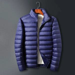 S-6XL 남성용 덕 다운 재킷, 초경량 용수철 후드 재킷, 휴대용 겉옷, 방수 바람막이 코트