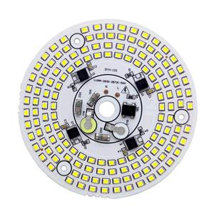 LED PCB 플레이트 SMD2835 COB 칩 220V 풀 파워 100W 50W 하이 베이 램프 DIY 교체 용 드라이버 라이트 소스 보드 선형 필요 없음