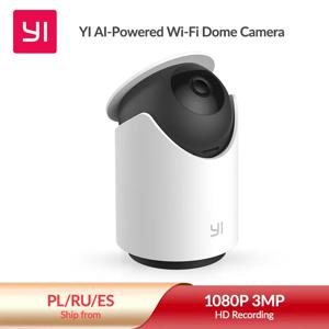 YI 카메라 1080P 와이파이 돔 카메라, 얼굴 인식 감시 캠, FHD, 360 ° 자동 크루즈, 무선 나이트 비전, IP 보안