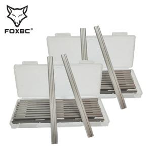 FOXBC 20PCS 82mm 전기 블레이드 HSS 가역 목재 플레너 나이프 목공 기계 부품 DeWalt 보쉬 Makita