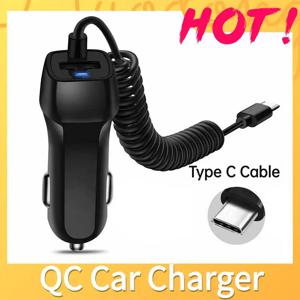 차량용 USB QC 3.0, 샤오미 차량용 충전기 어댑터, 휴대폰용 마이크로 C 타입 고속 충전기 케이블