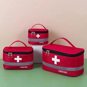 응급 처치용 휴대용 야외 구조 가방, 가정용 어린이 대용량 의료 키트 보관 정리함