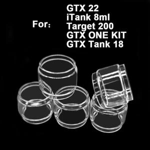 GTX 22 iTank용 버블 유리 튜브, 8ml 타겟 200 GTX ONE KIT GTX 탱크 18 팻 유리 컨테이너 탱크 액세서리, 5 개
