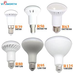 R50 LED 램프 E14 LED 전구, 3W 5W 7W 9W 12W 15W 20W 람파다 LED 스포트라이트, E27 LED 크리스탈 램프, 따뜻한 콜드 화이트 조명 장식