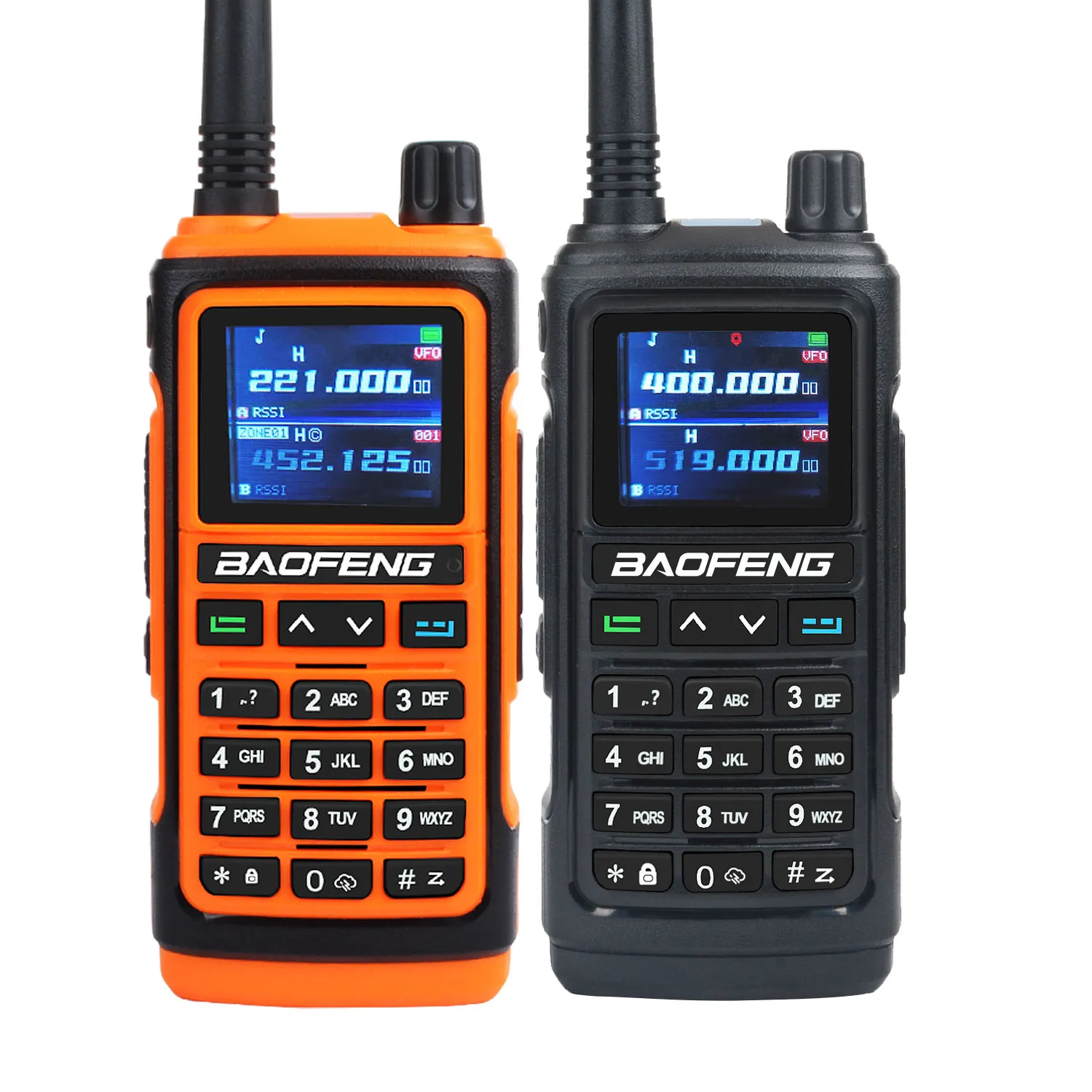 Baofeng UV-17Pro GPS 워키토키, 108-136MHz 에어 밴드, VHF UHF 200-260MHz, 350-355MHz, FM 라디오, 6 밴드 Freq 복사 방수