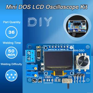 미니 DOS LCD 오실로스코프 키트, STC8K8A 단일 칩 마이크로 컴퓨터 전자 용접 훈련, 느슨한 부품 생산