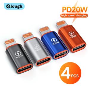 Elough 아이폰 14 13 11용 iOS 대상 OTG USB C to Lightning 어댑터 맥북 20W 패스트 OTG 커넥터