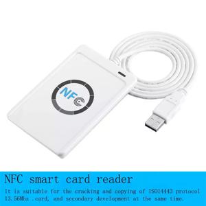 NFC 리더 USB ACR122U 비접촉식 스마트 IC 카드 및 라이터 RFID 복사기, UID 변경 가능 태그 카드 키 포브 복사기
