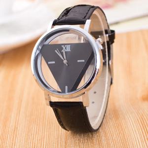 심플 INS 여성 시계, 맞춤형 양면 중공 트렌디 트라이앵글 쿼츠 손목 시계 여성 시계 선물