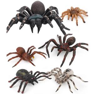 시뮬레이션 동물 곤충 솔리드 모델 타란툴라 검은 거미 할로윈 까다로운 장난 무서운 재미 있은 액션 피규어 교육 완구