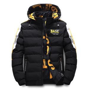남성용 리버시블 겨울 재킷, 야외 후드 파카, 오버사이즈 2 면 착용, 다운 재킷 오버코트