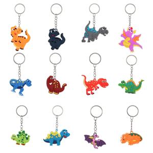 어린이 공룡 열쇠 고리 장난감 열쇠 고리, 생일 파티 장식, 선물 용품, 스터퍼 가방 필러, 10 개