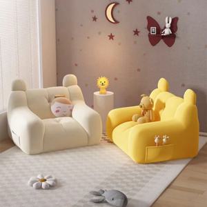 귀여운 작은 소파 의자, 가족 거실 침실 어린이 소파, 등받이가 있는 곰 의자, 게으른 사람 소파 의자, 만화 의자