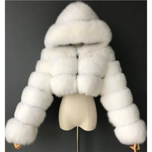 고품질 모피 자른 인조 모피 코트와 재킷, 여성 푹신한 탑 코트 후드 겨울 모피 재킷 Manteau Femme