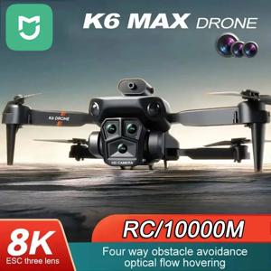 Mijia K6 Max 드론, 8K GPS, 전문 3 카메라, 광각 광학 흐름, 4 방향 장애물 회피 쿼드콥터