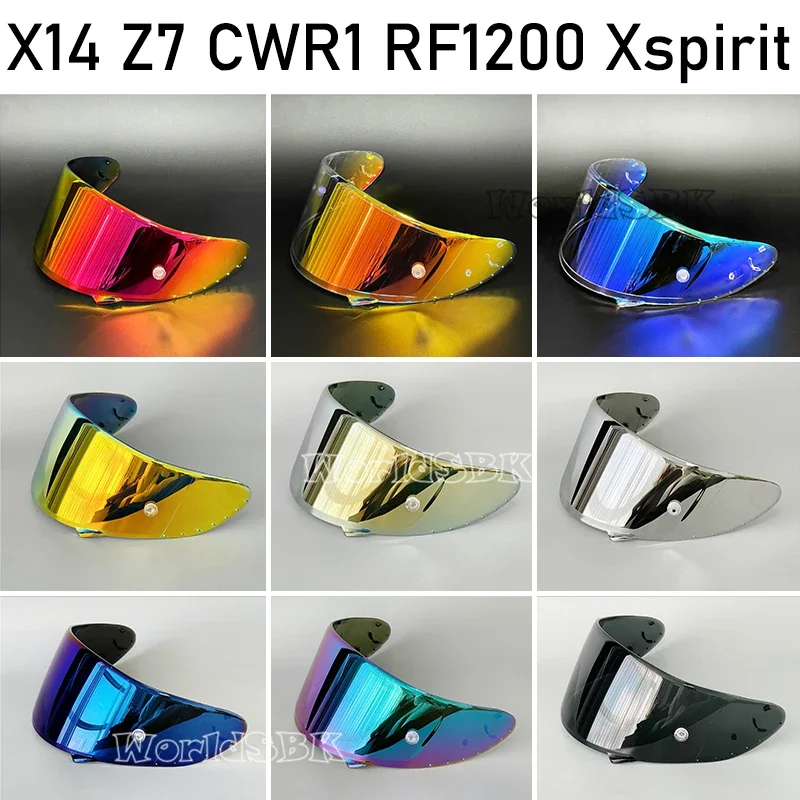 오토바이 헬멧 렌즈 풀 페이스 쉴드 렌즈 케이스, SHOEI X14 Z7 Z-7 CWR-1 NXR RF-1200 X-Spirit 3 바이저 마스크용