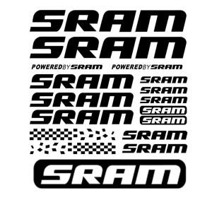 자동차 스티커 SRAM 자전거 스티커, 맞춤형 크리에이티브 스티커, 방수 및 자외선 차단 PVC 35x35cm